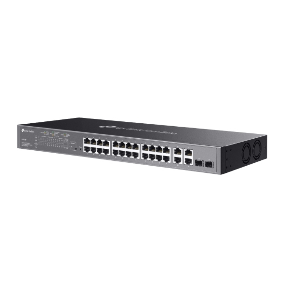 Tp Link TL-SL2428P JetStream 24-Port 10/100Mbps + 4-Port Gigabit Smart Switch with 24-Port PoE+