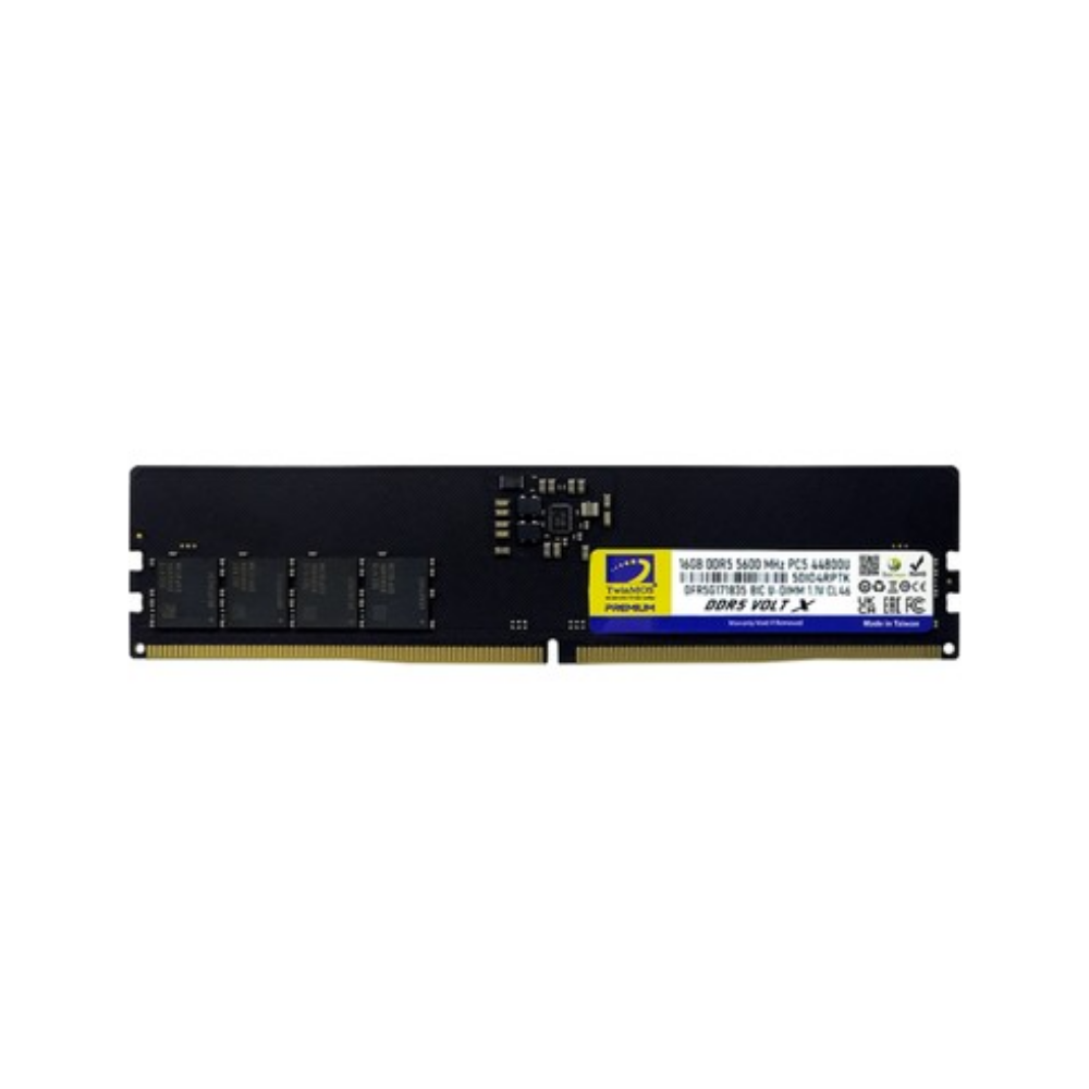 TwinMOS DDR5 16GB 5600MHz CL46 TMD516GB5600U46WOUDIMM Pc Bellek (Ram)