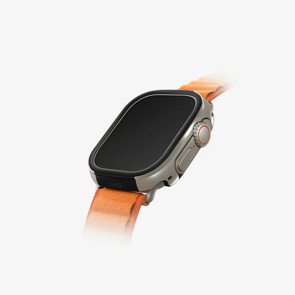 UNIQ 49mm Apple Watch Ultra Valencia Alüminyum Ekran Koruyucu Midnight Black UNIQ-49MM-VALBLK