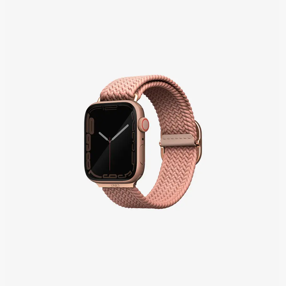 UNIQ Apple Watch Aspen Adjustable Braided Loop Band (42/41/40MM) Citrus Pink UNIQ-40MM-ASPDECPNK