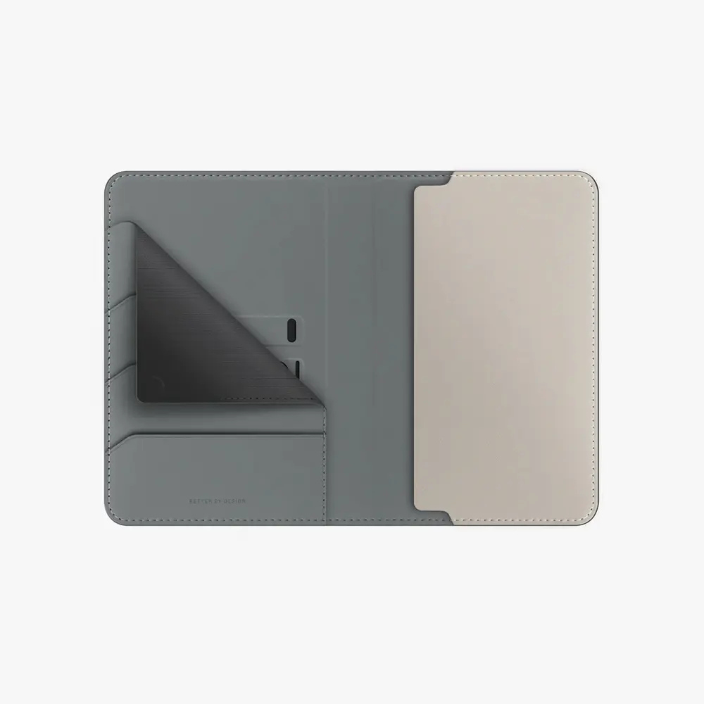 UNIQ Belmont Vegan Deri Pasaport Cüzdanı Terracotta Ivory UNIQ-BELMONT-TERIVY