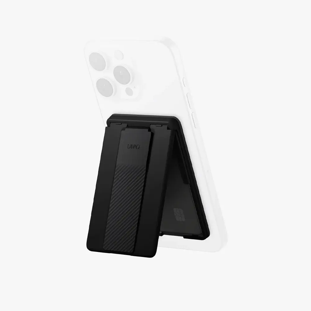 UNIQ Heldro ID Manyetik Kart ve Telefon Tutucu Midnight UNIQ-HELIDCH-BLACK
