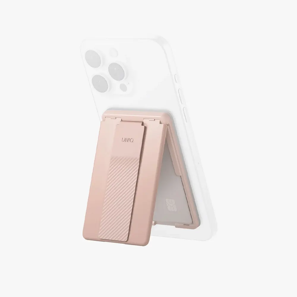 UNIQ Heldro ID Manyetik Kart ve Telefon Tutucu Blush UNIQ-HELIDCH-BPINK