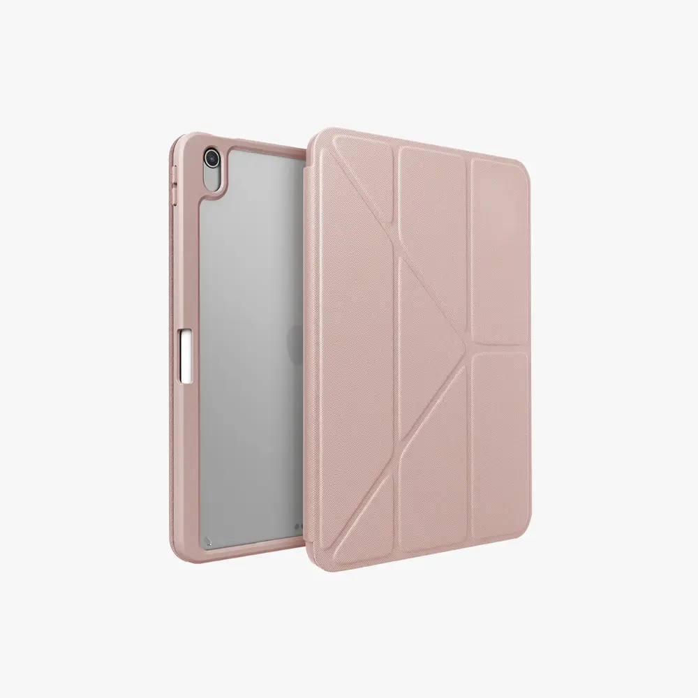 UNIQ iPad 11 inch (M2-M3-M4) Moven Ultra İnce ve Hafif 3 Katlı Standlı Kılıf Pink UNIQ-PDA11(2024)-MOVPNK