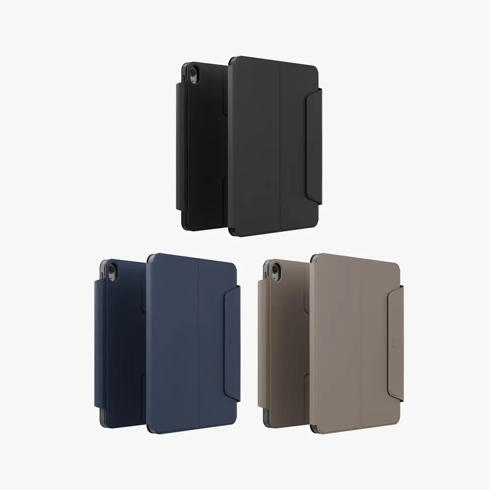 UNIQ iPad 11 inch (M2-M3-M4) Rovus SnapMount Manyetik Kılıf Navy Blue UNIQ-PDA11(M3)-ROVSNNBU