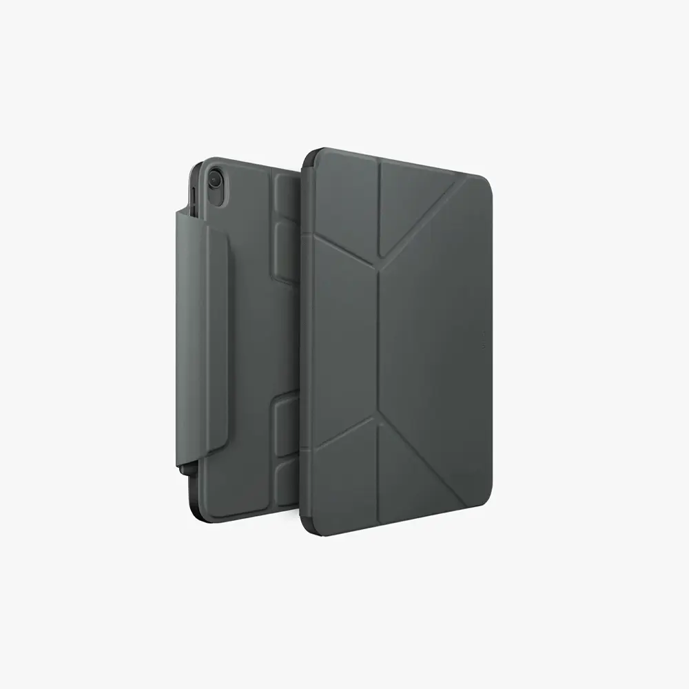 UNIQ iPad 11 inch (M2-M3-M4) Ryze 360º Kılıf Akıllı Katlanır Tasarım Lichen Green UNIQ-PDA11(2024)-R360LGRN