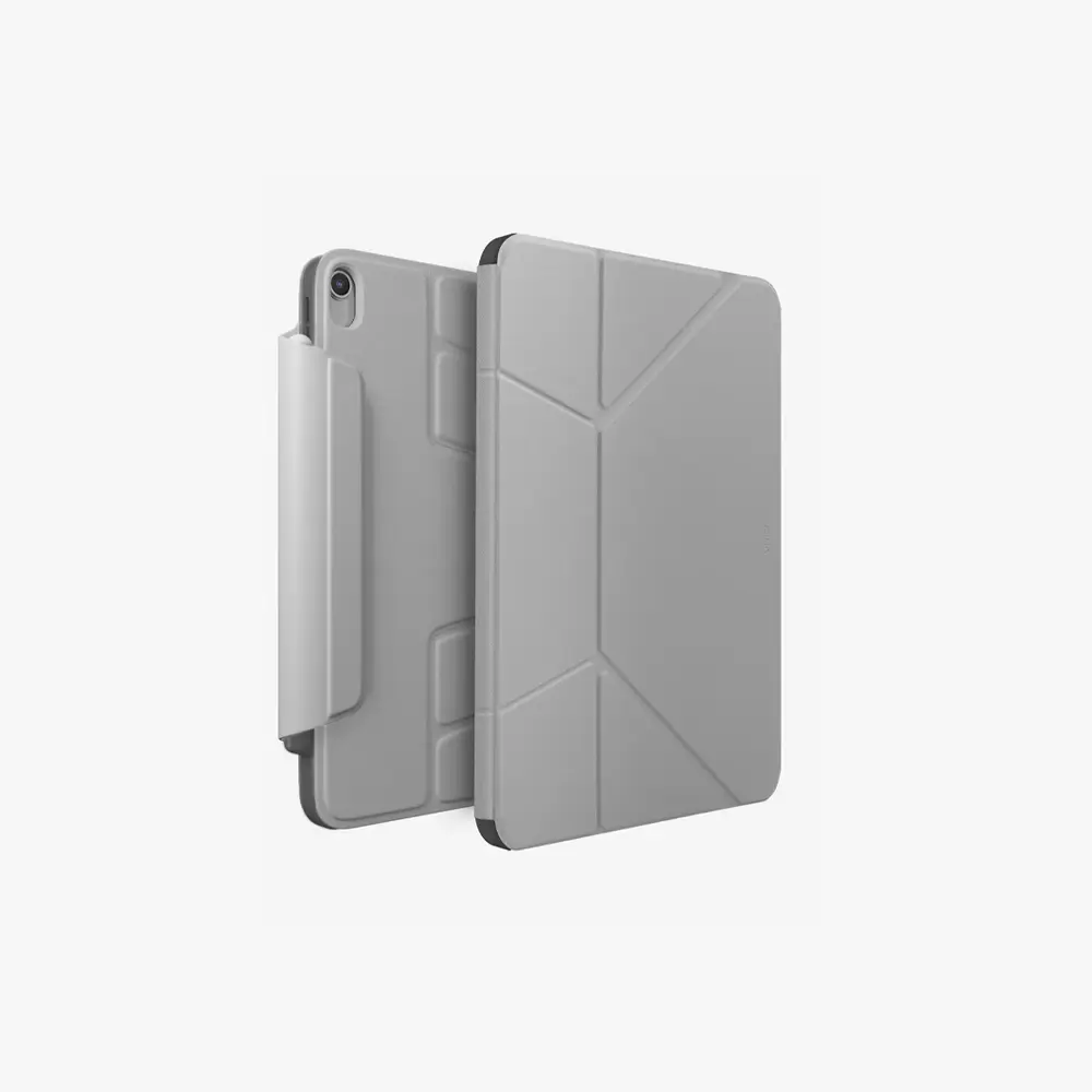UNIQ iPad 13 inch (M2-M3-M4) Ryze 360º Kılıf Akıllı Katlanır Tasarım Grey UNIQ-PDA13(2024)-R360GRY