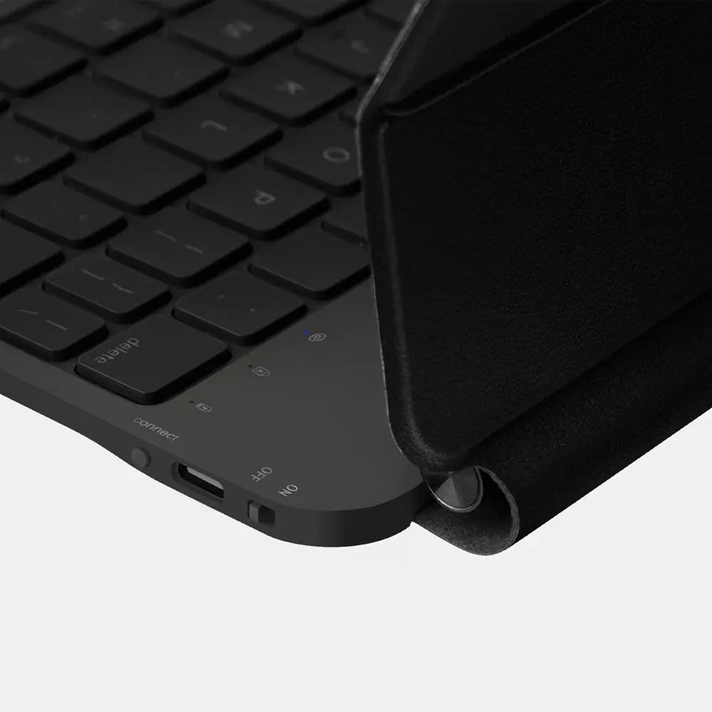 UNIQ iPad Air 11 inch (M2-M3-M4) Venno Pro Manyetik İnce Akıllı Klavye Graphite Black UNIQ-PDA11(M2)-VENPROGBLK