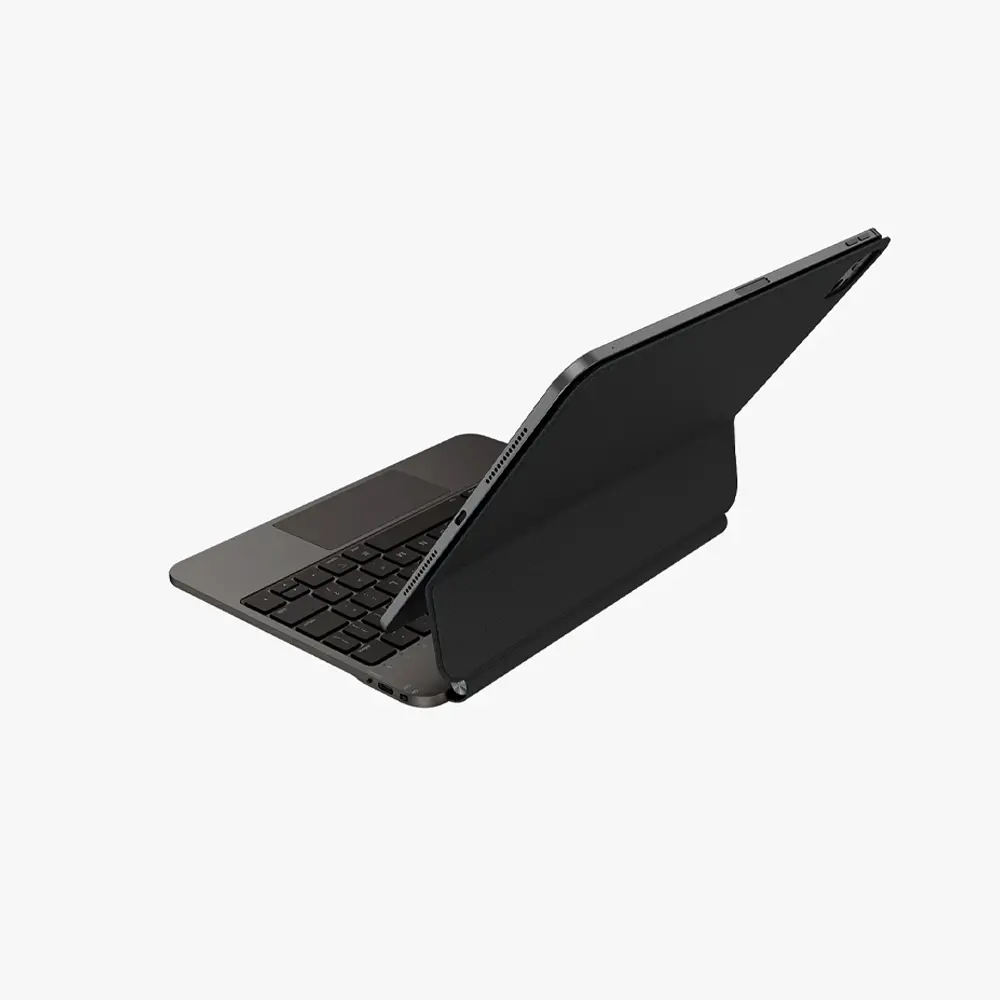 UNIQ iPad Air 11 inch (M2-M3-M4) Venno Pro Manyetik İnce Akıllı Klavye Graphite Black UNIQ-PDA11(M2)-VENPROGBLK