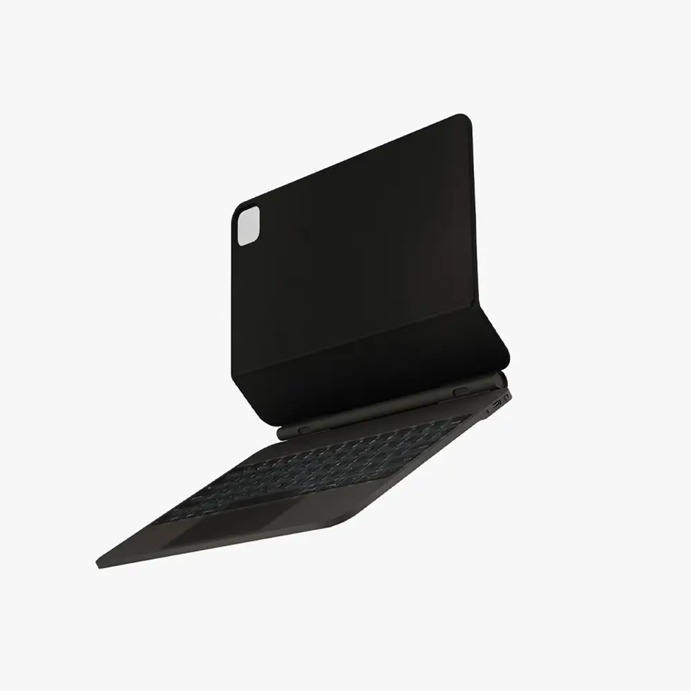 UNIQ iPad Air 11 inch (M2-M3-M4) Venno Pro Manyetik İnce Akıllı Klavye Graphite Black UNIQ-PDA11(M2)-VENPROGBLK