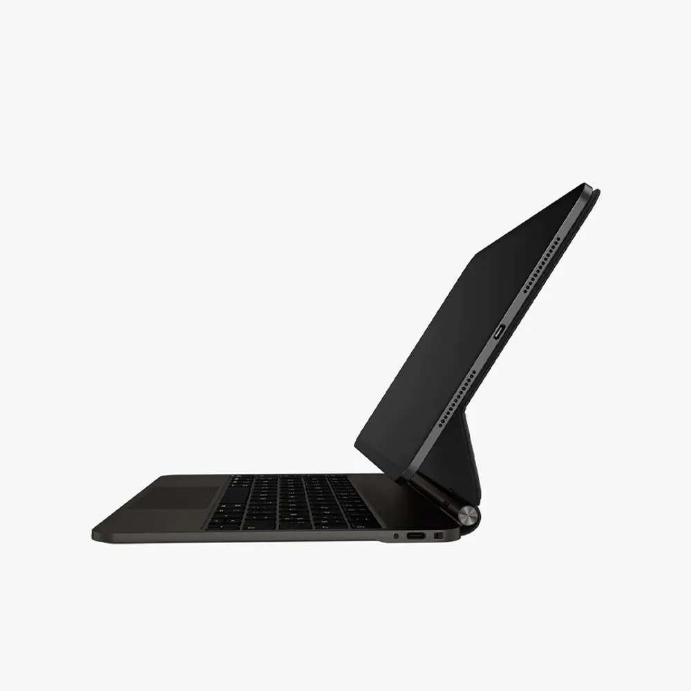 UNIQ iPad Air 11 inch (M2-M3-M4) Venno Pro Manyetik İnce Akıllı Klavye Graphite Black UNIQ-PDA11(M2)-VENPROGBLK