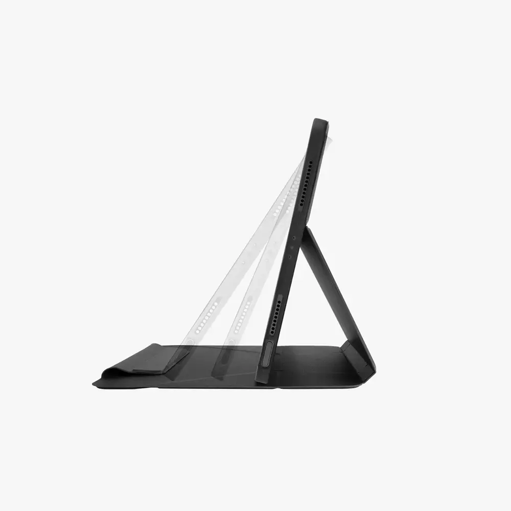 UNIQ iPad Pro 11 inch (M4) Ryze 360° Akıllı Katlanır Tasarım Kılıf Black UNIQ-PDP11(2024)-R360BLK