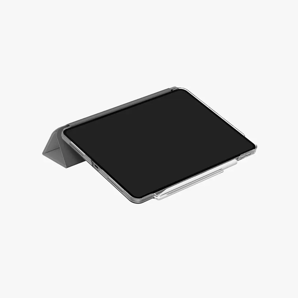 UNIQ iPad Pro 13 inch (M4) Camden Click Ultra İnce ve Hafif Y Katlama Fonksiyonlu Kılıf Rhino Grey UNIQ-PDP13(2024)-CAMRGRY