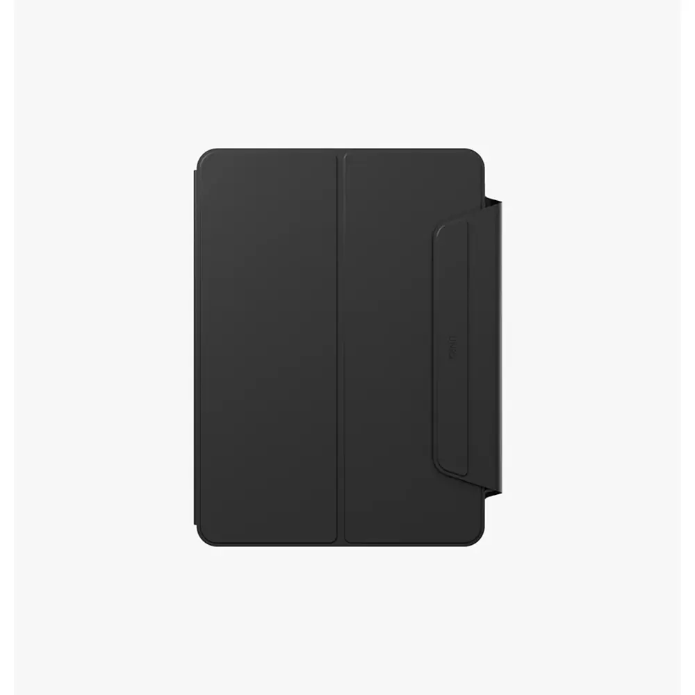 UNIQ iPad Pro 13 inch (M4) Rovus SnapMount Manyetik Disk, Çok Yönlü 360º Döndürme Özelliğiyle Kılıf Dallas Black UNIQ-PDP13(M4)-ROVSNDBLK