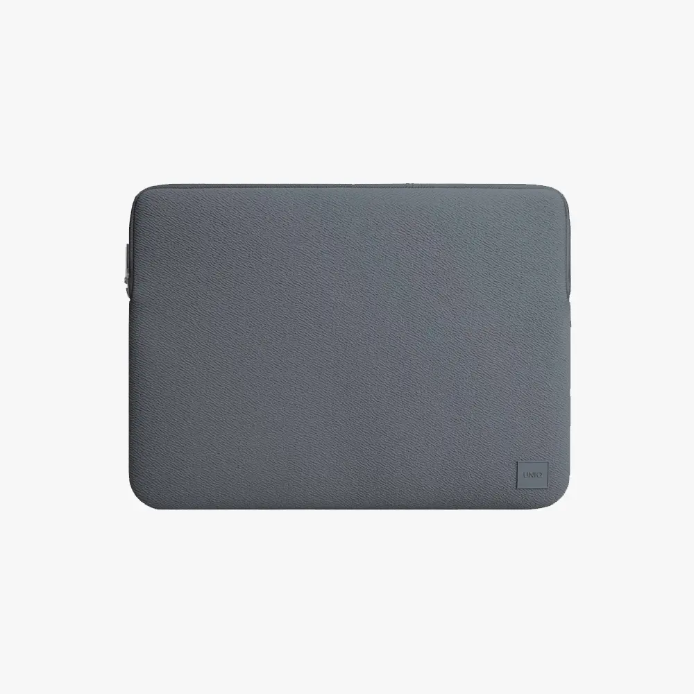 UNIQ Laptop Kılıfı 14inch Kıbrıs Dokulu Neopren Cyprus Su Geçirmez Çanta Onyx Grey UNIQ-CYPRUS(14)-ONYX