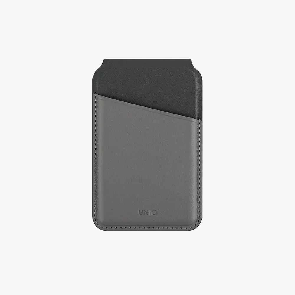 UNIQ Lyden DS Manyetik Kart Tutucu Standlı Rhino Grey Black UNIQ-LYDENDS-RGRYBLK