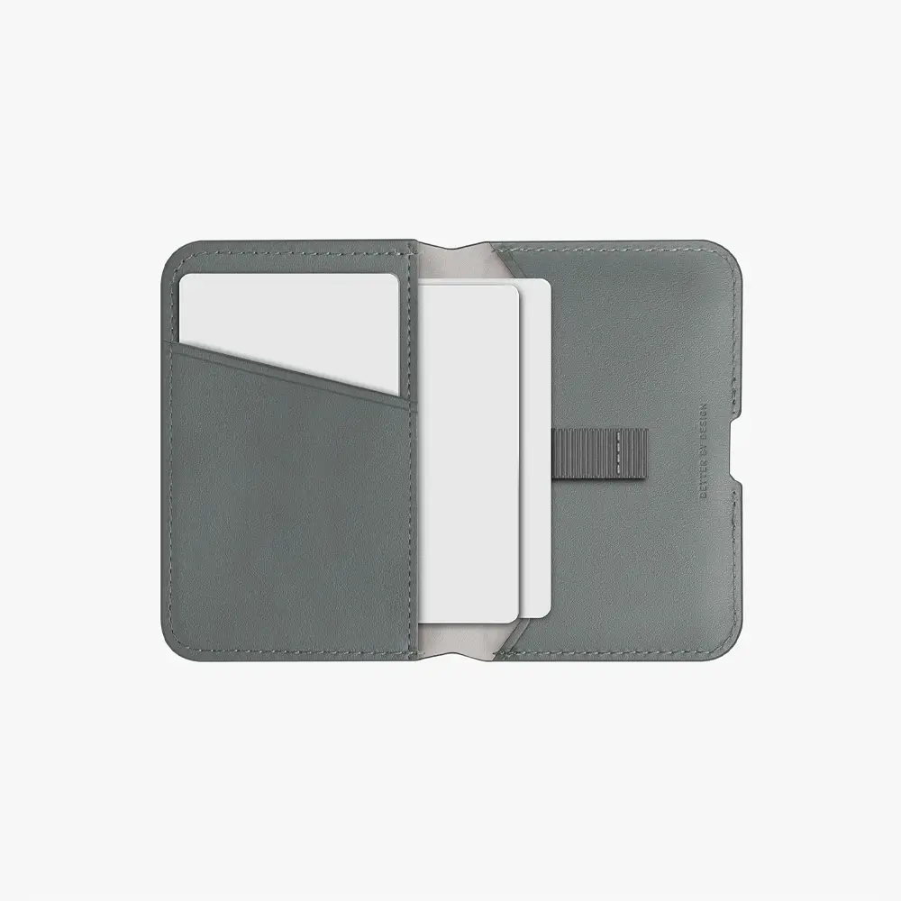 UNIQ Lyden DS RFID Engelleme Özellikli Manyetik Cüzdan Şık ve Güvenli Lichen green Ivory UNIQ-LYDENDSMW-LGRNIVY