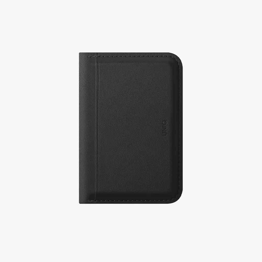 UNIQ Lyden DS RFID Engelleme Özellikli Manyetik Cüzdan Şık ve Güvenli Dallas Black Flint Grey UNIQ-LYDENDSMW-DBLKFGRY