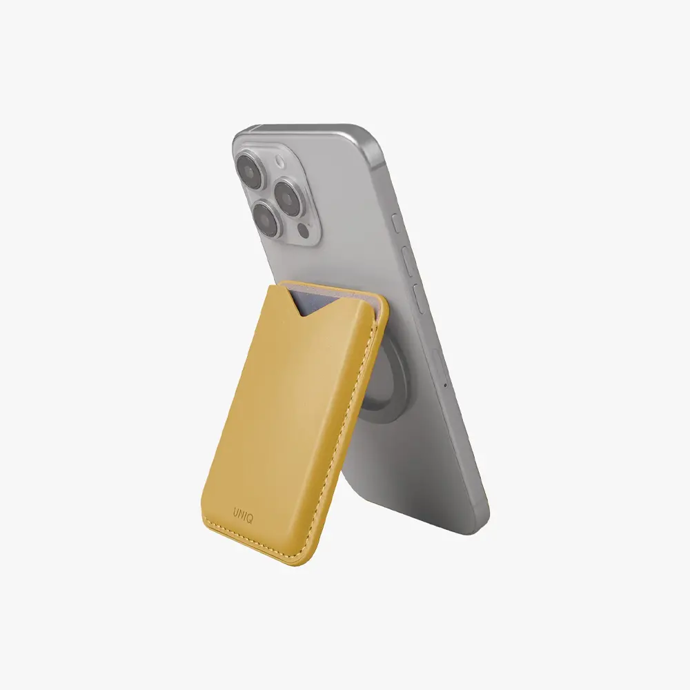 UNIQ Lyden Evo Manyetik Kart Tutucu Canary Yellow UNIQ-LYDENEVO-CANYEL