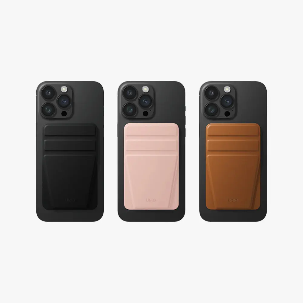 UNIQ Lyft Manyetik Stand Ultra İnce Geçmeli Stand ve Kart Tutucu Black UNIQ-MGSNAPONCH-LYFTBLK