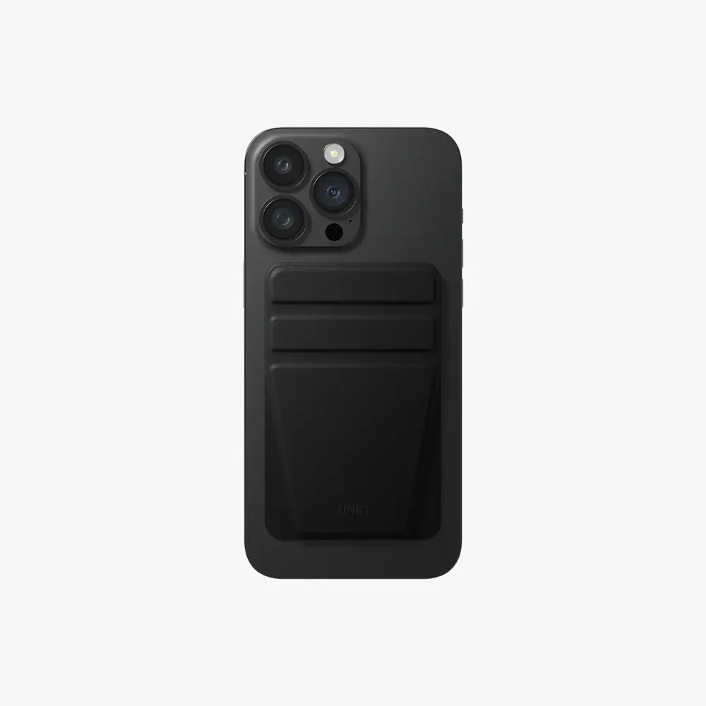 UNIQ Lyft Manyetik Stand Ultra İnce Geçmeli Stand ve Kart Tutucu Black UNIQ-MGSNAPONCH-LYFTBLK