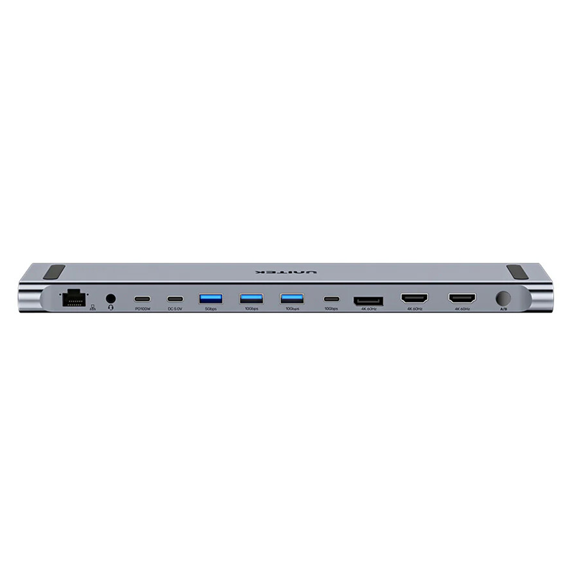 Unitek uHUB15+ USB-C Üçlü 4K KVM Bağlantı İstasyonu (D1106AGY01)