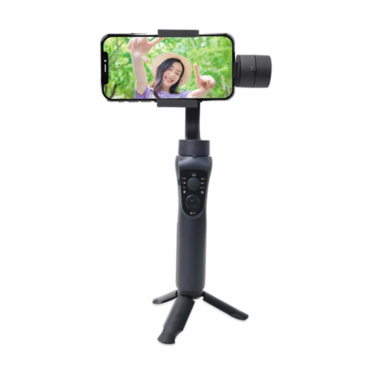 WIWU 3-Axis Handheld Smartphone Gimbal Stabilizer Phone Holder S5B – Black