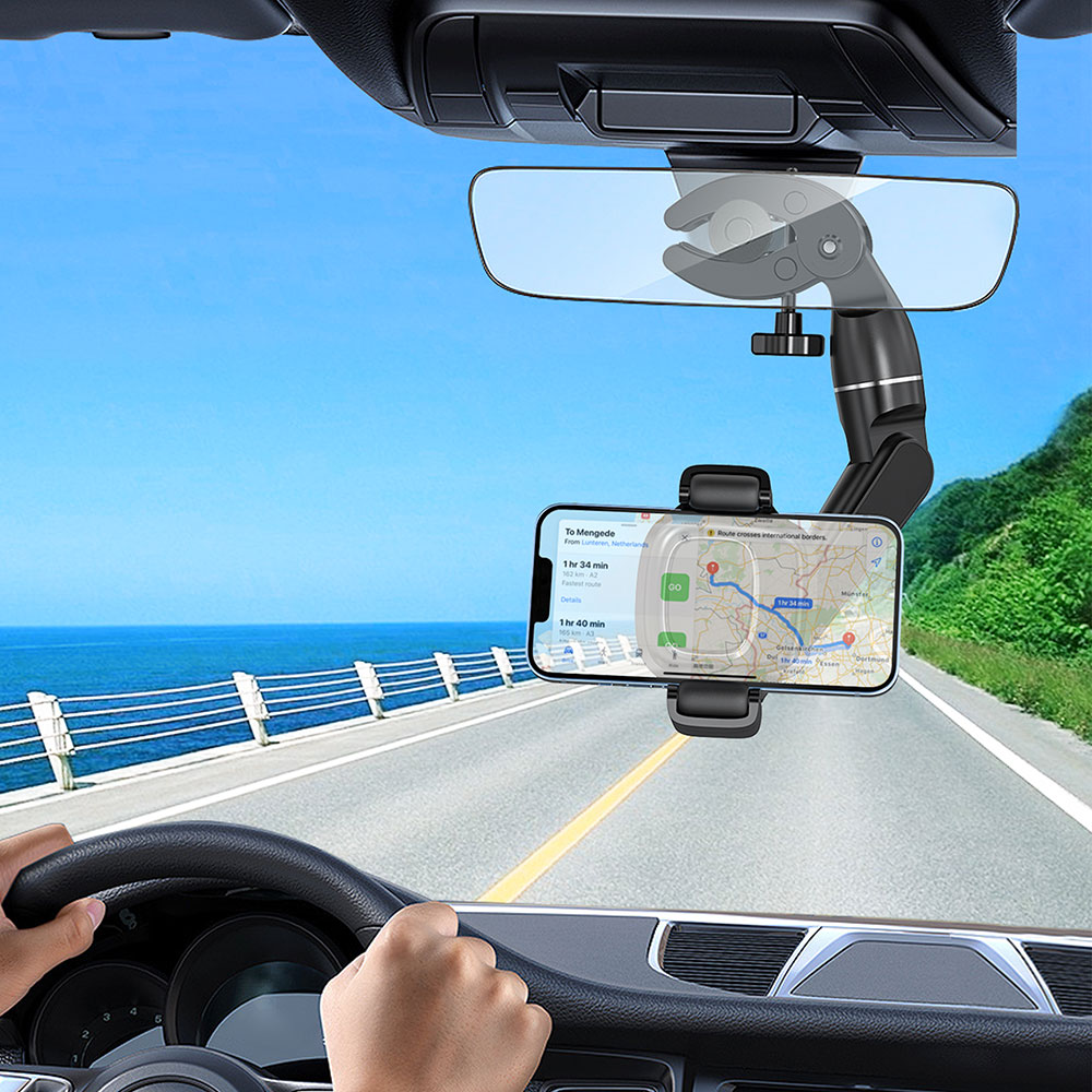 Wiwu Araç Içi Dikiz Aynası Telefon Tutucu 360 Derece Dönebilen Oynar Başlıklı Wiwu CH039
