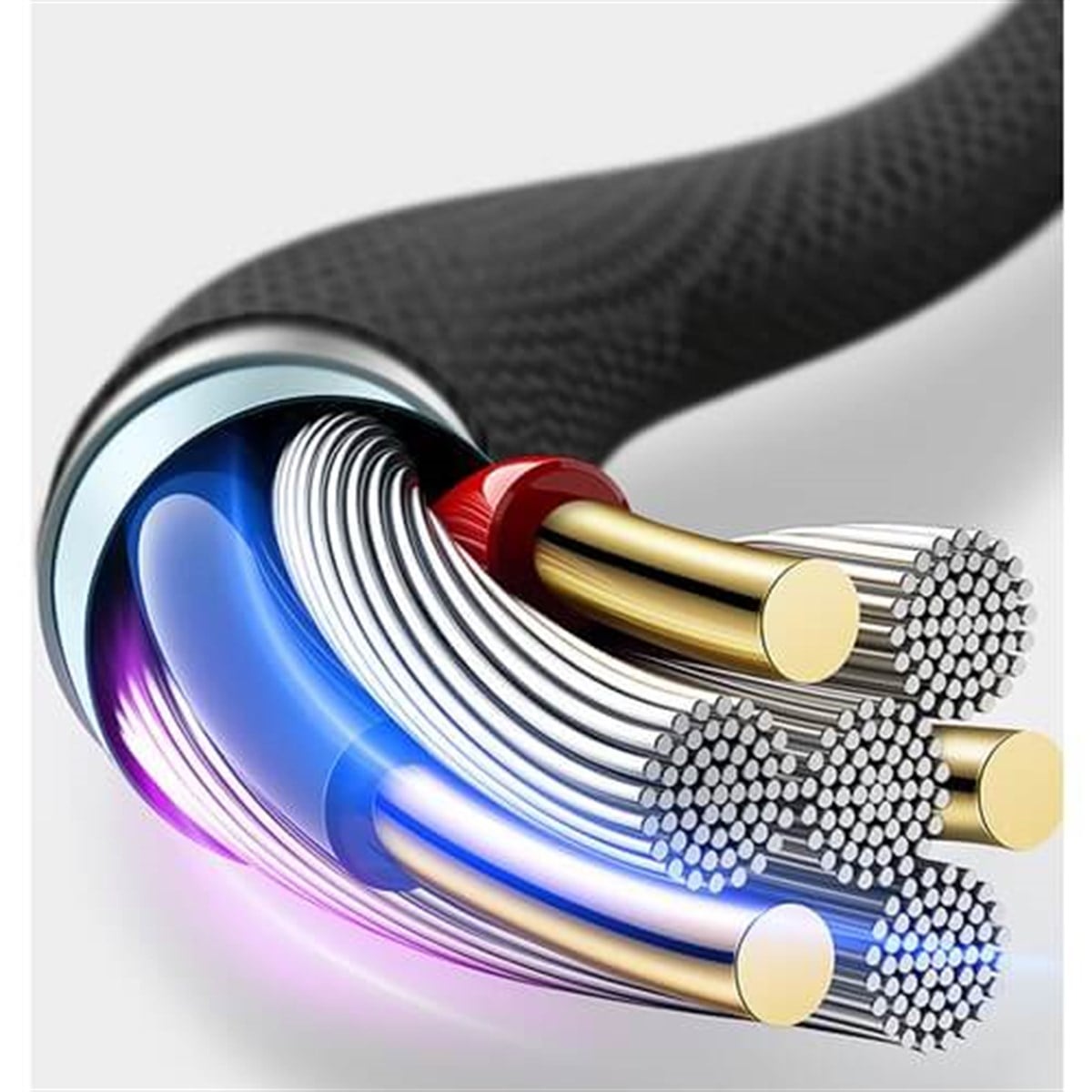 Wiwu Elite ED-102 Micro USB Şarj ve Data Kablo Siyah 1.2 mt