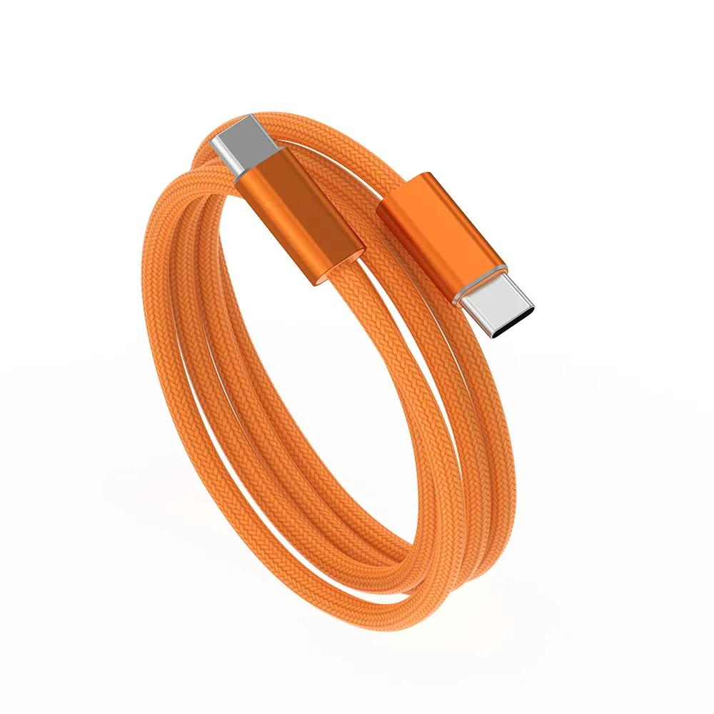 Wiwu ESSEN USB-C - USB-C 240W WI-C101 Kablosu turuncu
