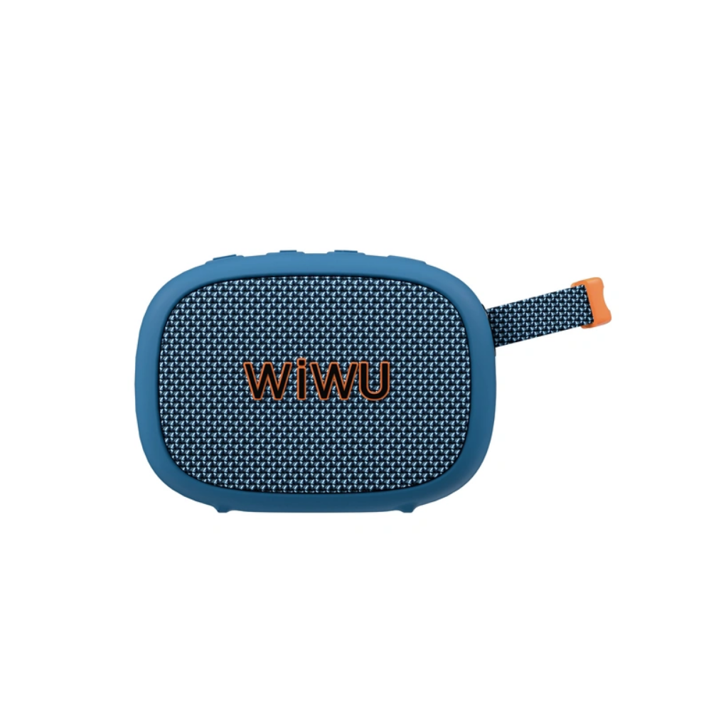 WiWU GO Fun Taşınabilir Bluetooth Hoparlör, Su Geçirmez mavi