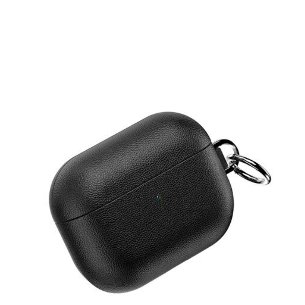 WiWU Hakiki Deri Koruyucu Kılıf HC-201 siyah airpods pro3