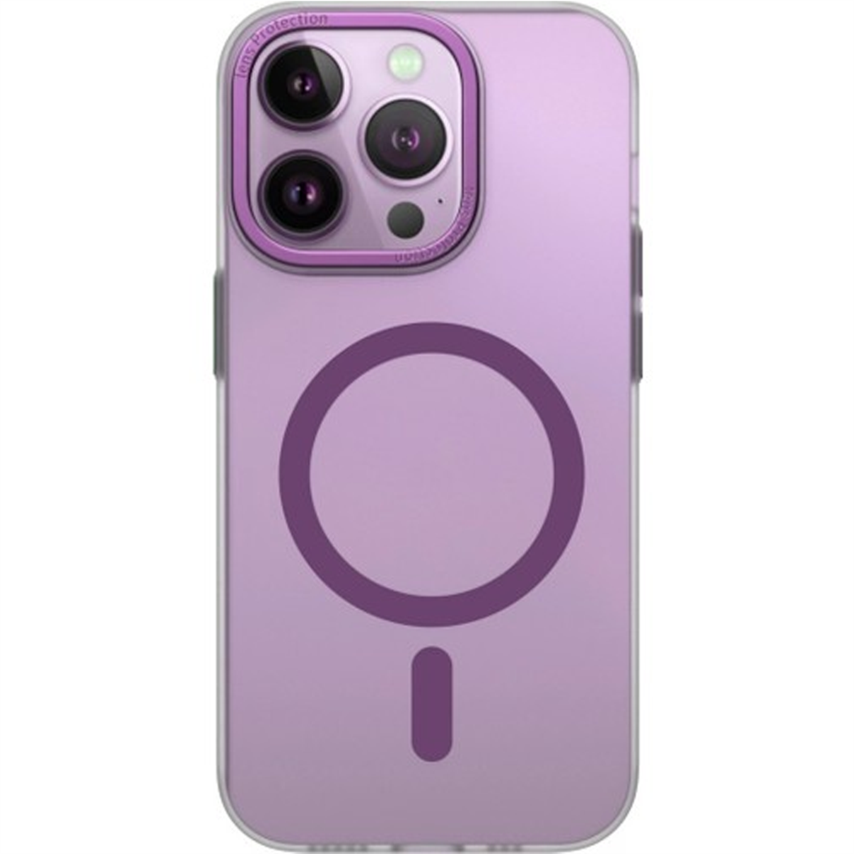 Wiwu Iphone 14 Pro Max KCC-106 Aurora Series Anti Drop Phone Case Mor Telefon Kılıfı