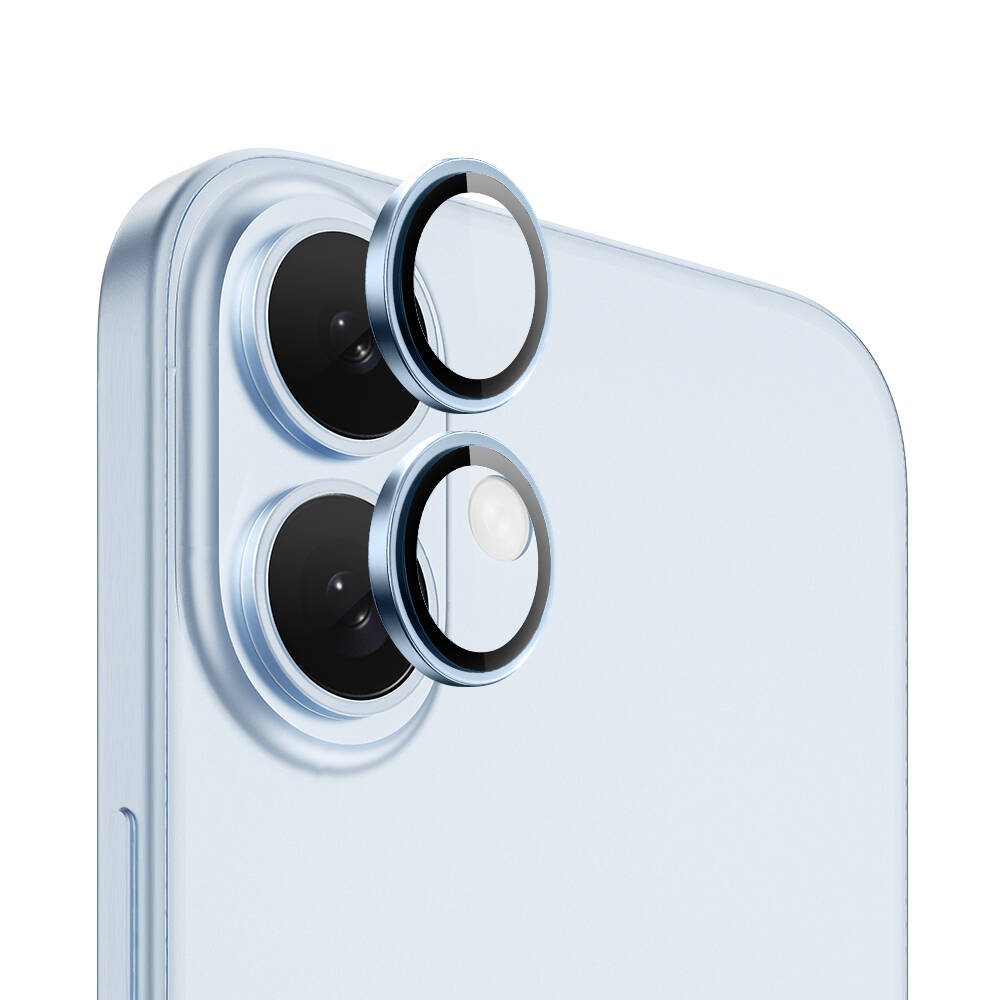 Wiwu iPhone 15 pro Uyumlu Wiwu Lg-004 Pvd Lens Guard Metal Kamera Lens Koruyucu