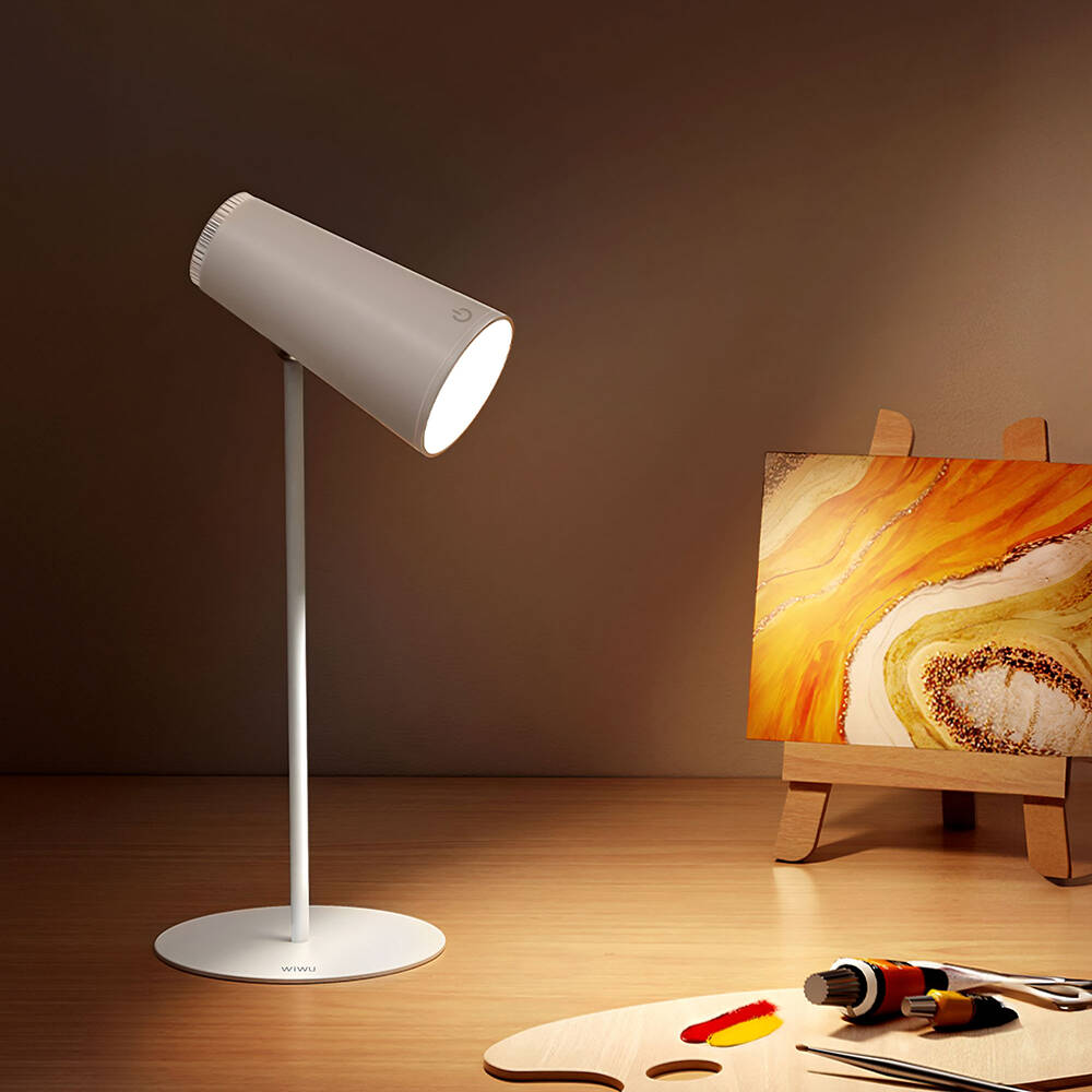 Wiwu Wi-D8 4in1 Smart Magnetic Moving Head Lamp Multifunctional Table Lamp with Adjustable Light