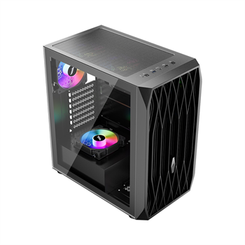1ST Player Ariya AY7 Siyah 650W 80+ Argb 4X12CM Fan Temperli Cam Mesh Usb 3.0 Atx Kasa 
