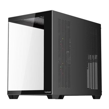 1ST Player BV7 ACK 750W 80+ BRONZE ARGB 4X12CM Fan Panoramik Temperli Cam USB 3.0 Atx Siyah Kasa 