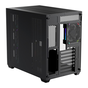 1ST Player BV7 ACK 750W 80+ BRONZE ARGB 4X12CM Fan Panoramik Temperli Cam USB 3.0 Atx Siyah Kasa 
