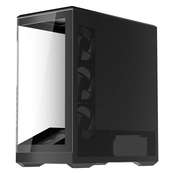 1ST Player GM7 BTF 750W 80+ Bronze Argb 4X12CM Fan Temperli Cam Usb 3.0 Type-C Atx Siyah Kasa 