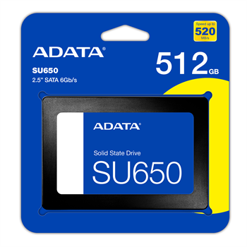Adata 512GB SU650 ASU650SS-512GT-R Ssd Disk