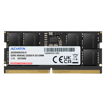 Adata DDR5 (1x32Gb) 5600MHz AD5S560032G-S Notebook Bellek