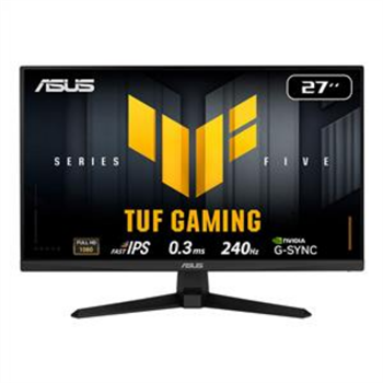 Asus 27 inch TUF Gaming VG279QM5A MM IPS 0.3ms Siyah1920x1080, 240Hz ,DP, HDMI, G-SYNC, FreeSync Premium, Vesa, Hoparlör Gaming Monitör 