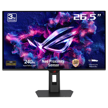 ASUS ROG Strix XG27AQDMES 26.5¨ OLED 240Hz 0.03ms 2K QHD Adaptive Sync QD-OLED Pivot Gaming Monitör