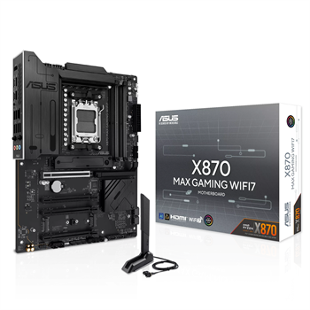ASUS X870 MAX GAMING WIFI7 W AM5 DDR5 8000+(OC) MHz ATX Beyaz Gaming (Oyuncu) Anakart