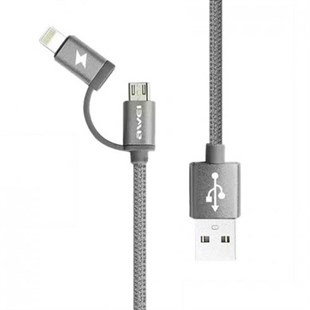 Awei CL-930 2in1 1Metre 2.1A USB Data ve Şarj Kablosu