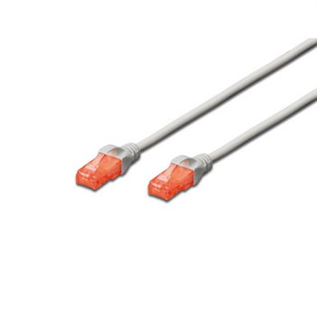 Beek CAT. 6 Patch Kablo, U/UTP, 0,15 metre, AWG 26, Gri Renk, LSZH BC-U60015