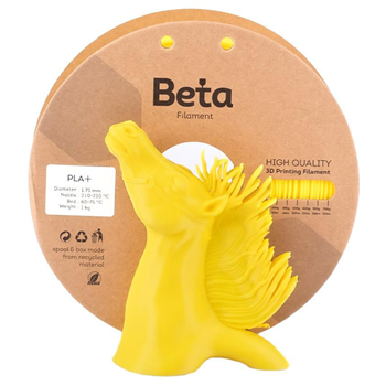 Beta PLA+ Filament Cyber Yellow 1.75mm