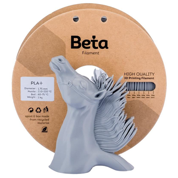 Beta PLA+ Filament Grey 1.75mm
