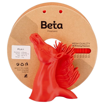Beta PLA+ Filament Kiss Red 1.75mm