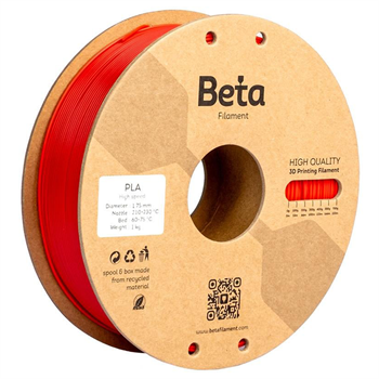Beta PLA+ Filament Kiss Red 1.75mm
